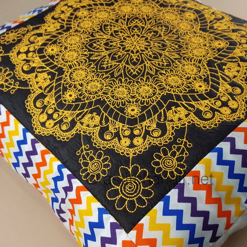 Turkish Delight Decorative Pillow Designs - a-stitch-a-half