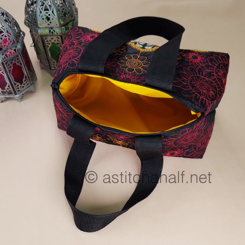 Turkish Delight Easy Tote Two Ways and Quilt Blocks - a-stitch-a-half