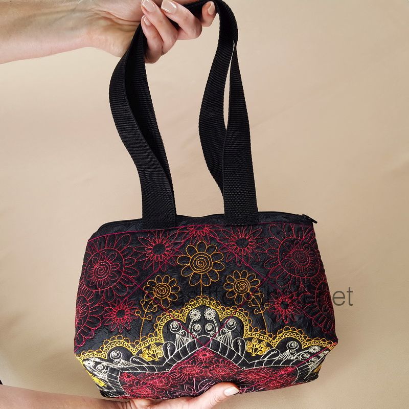 Turkish Delight Easy Tote Two Ways and Quilt Blocks - a-stitch-a-half