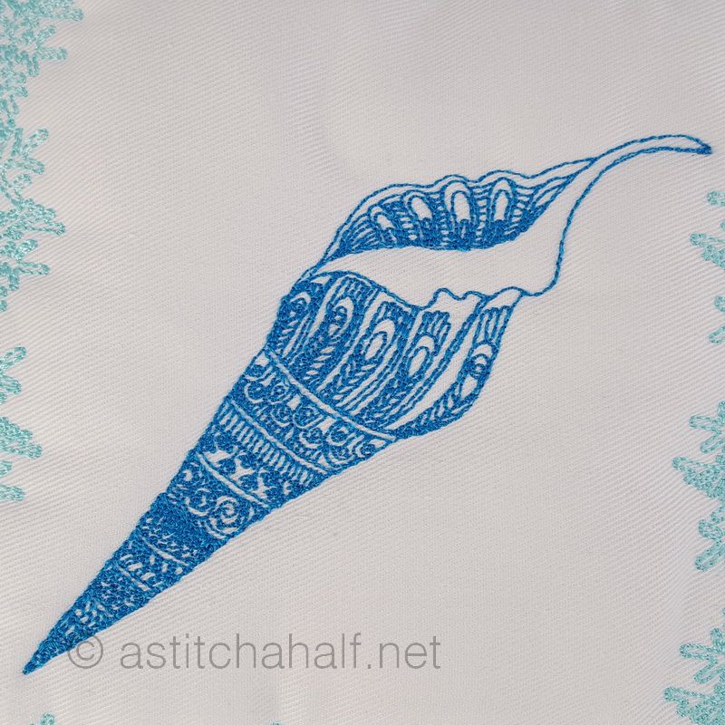 Spiral Sea Shell Combo - a-stitch-a-half