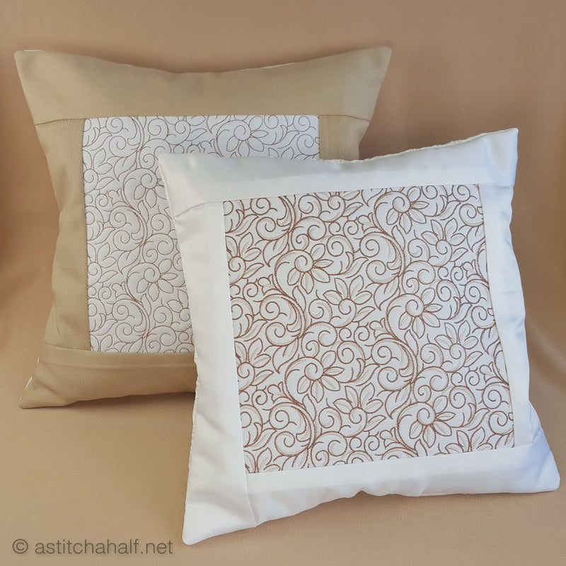 Essentials Floral Decorative Pillow Designs - a-stitch-a-half