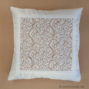 Essentials Floral Decorative Pillow Designs - a-stitch-a-half