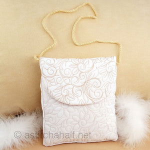 Essentials Floral Satchel Bag - a-stitch-a-half
