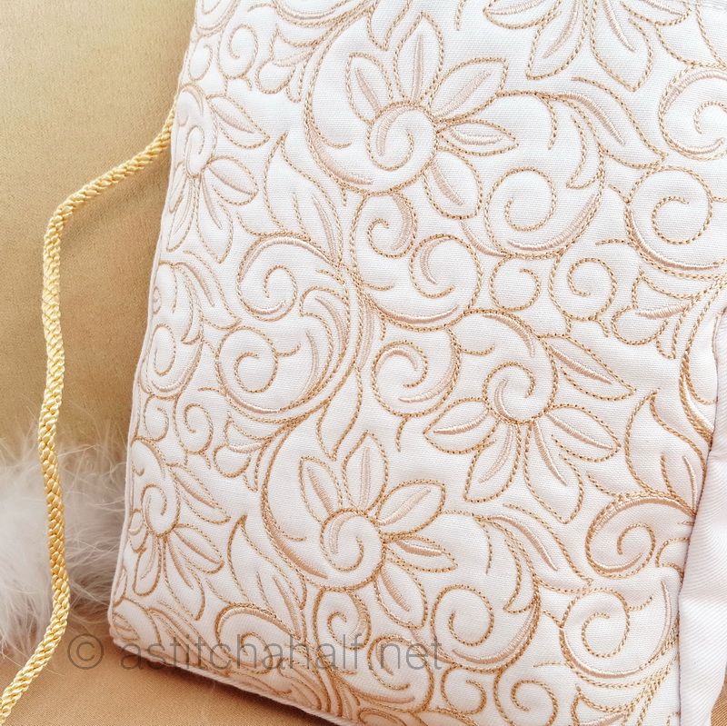 Essentials Floral Satchel Bag - a-stitch-a-half