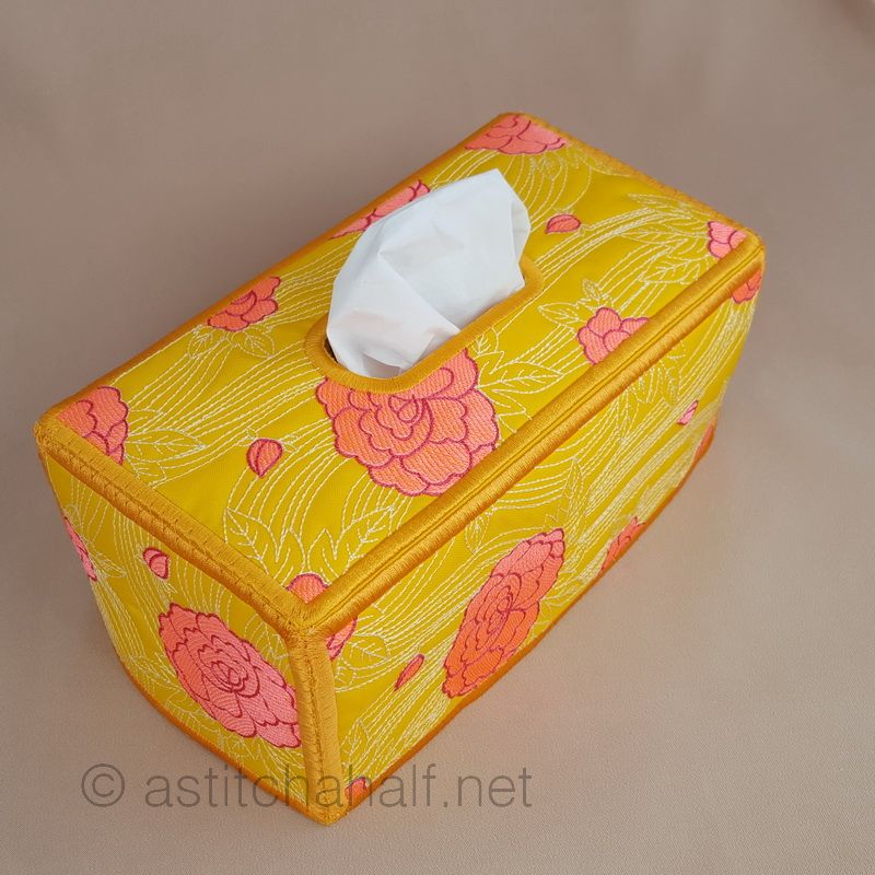 Just Japanese Tissue Box Cover - a-stitch-a-half