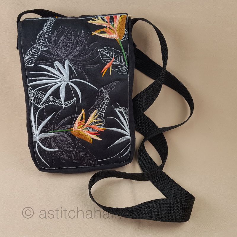 Strelitzia Smart Satchel Bag - aStitch aHalf