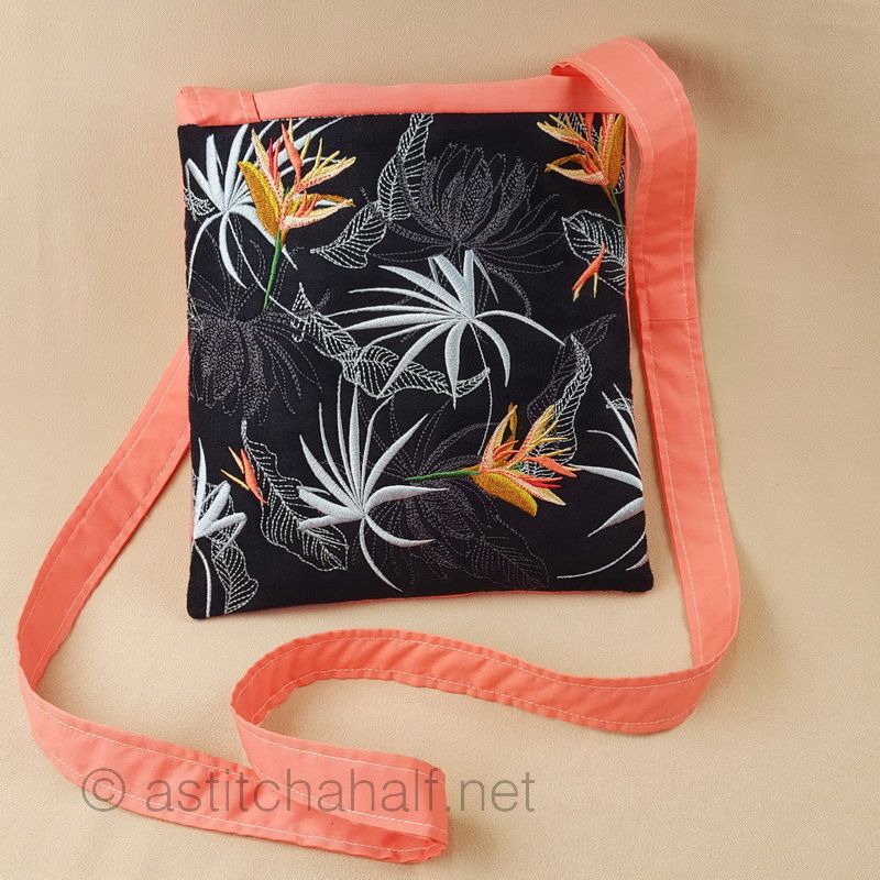 Strelitzia Cross Body Bag - a-stitch-a-half