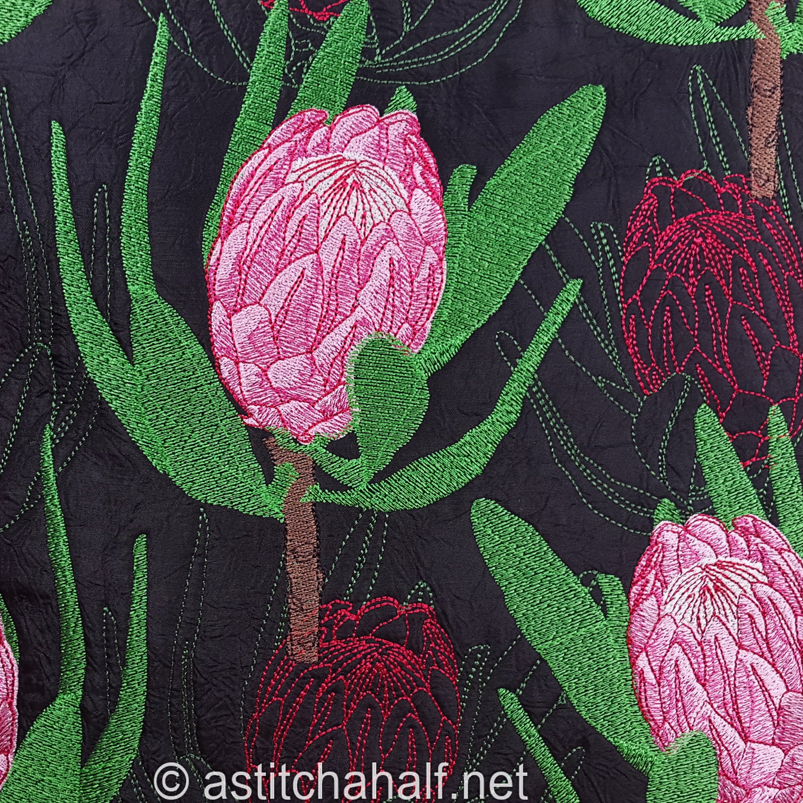 Protea Harmony Decorative Pillow Designs - a-stitch-a-half