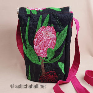 Protea Harmony Satchel Bag - a-stitch-a-half