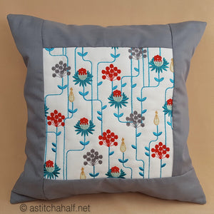 Garden Geometric Decorative Pillow Designs - a-stitch-a-half
