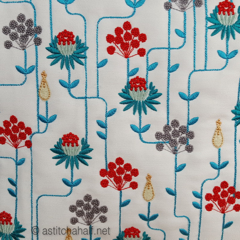 Garden Geometric Decorative Pillow Designs - a-stitch-a-half