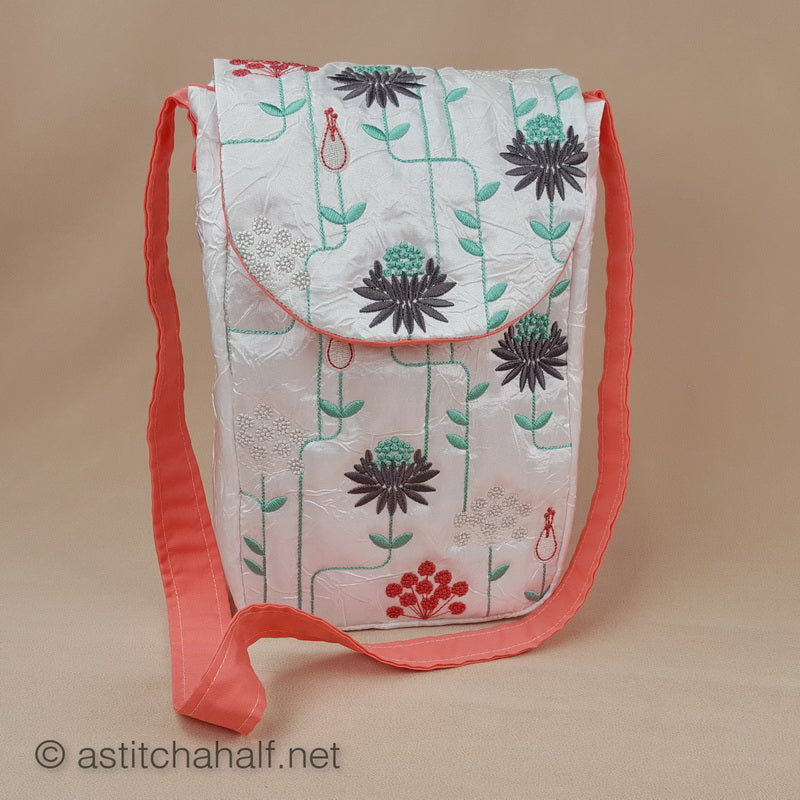 Garden Geometric Satchel Bag