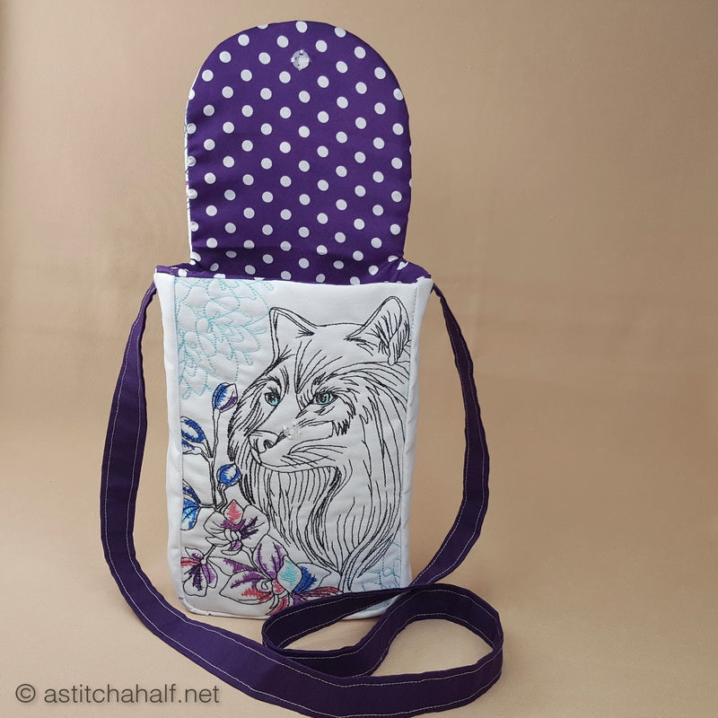 Wild Winter Satchel Bag - a-stitch-a-half