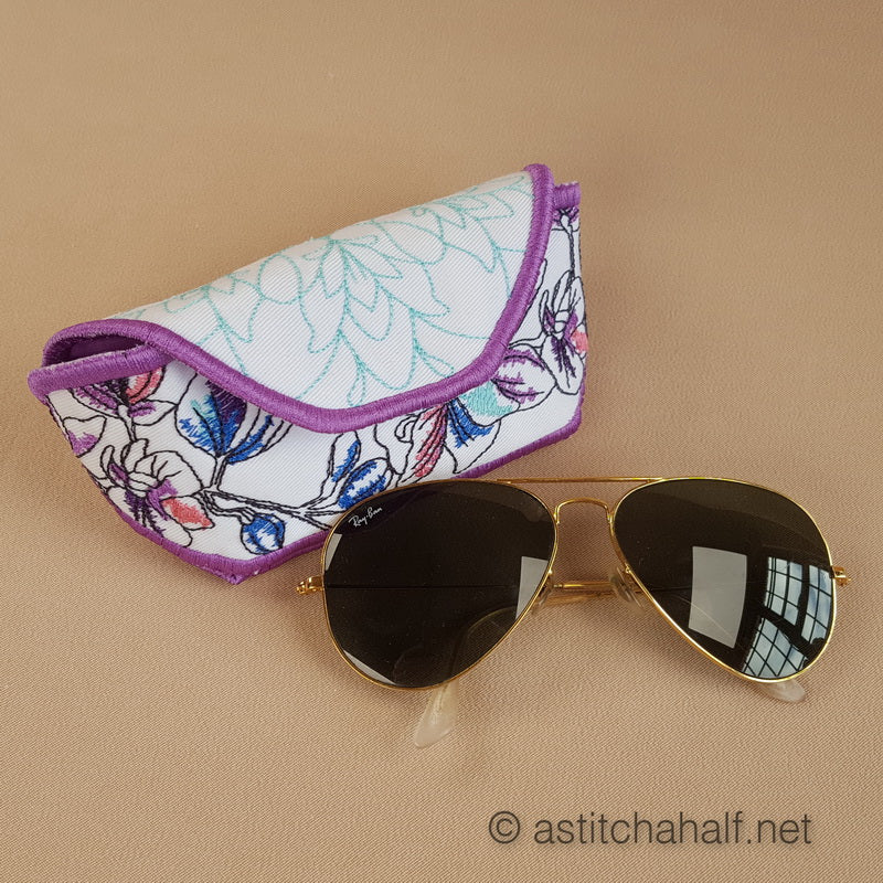 Wild Winter Newlook Eyeglass Case - aStitch aHalf