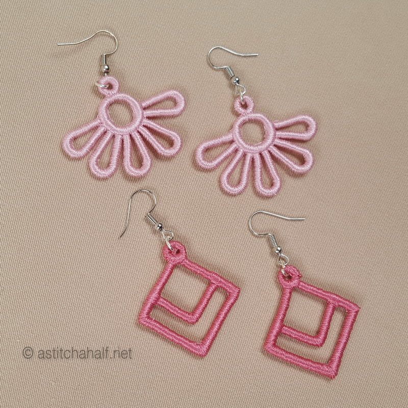 Virginia Freestanding Lace Earrings - a-stitch-a-half