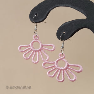 Virginia Freestanding Lace Earrings - a-stitch-a-half