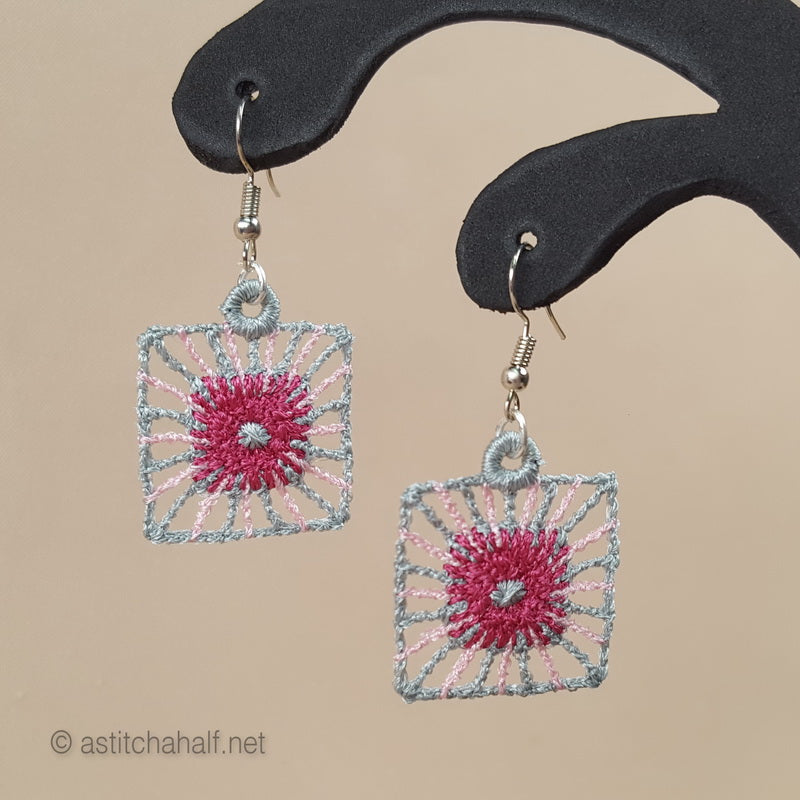 Yerim Freestanding Lace Earrings - a-stitch-a-half