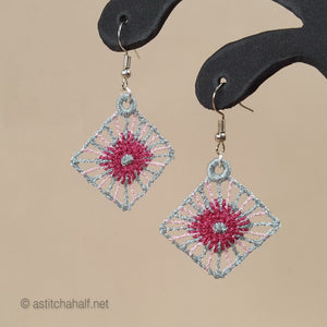 Yerim Freestanding Lace Earrings - a-stitch-a-half