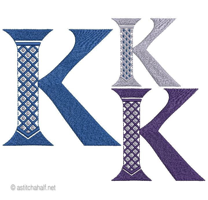 Tudor Monogram Letters K