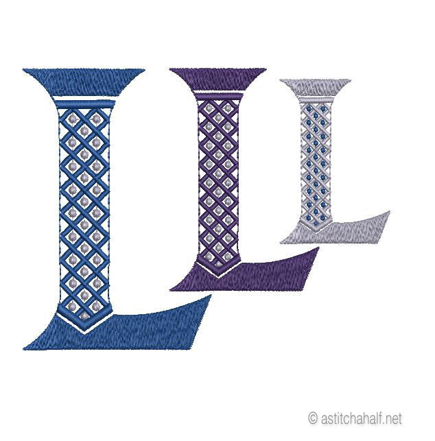 Tudor Monogram Letters L
