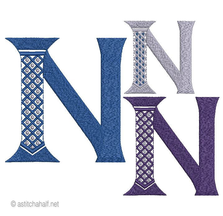 Tudor Monogram Letters N