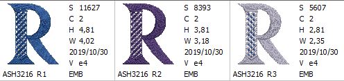 Tudor Monogram Letters R