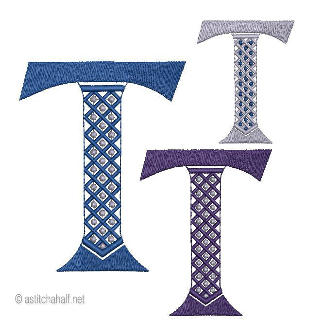 Tudor Monogram Letters T