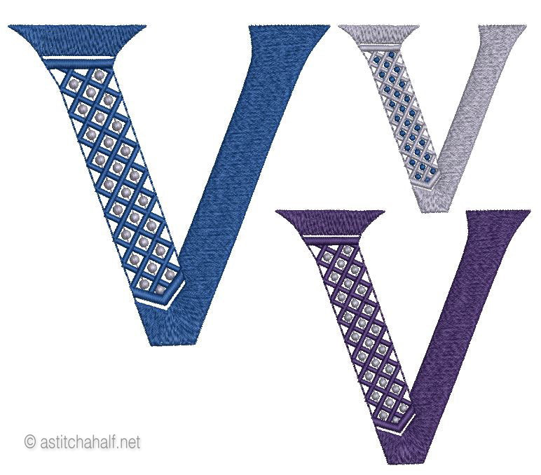 Tudor Monogram Letters V