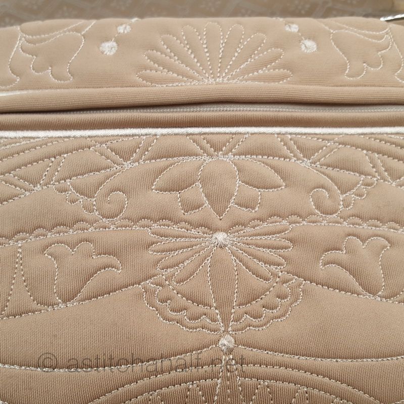 Memory Lane Quilted Zipper Purse