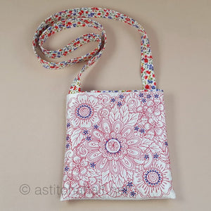 Peekaboo Blooms Cross Body Bag