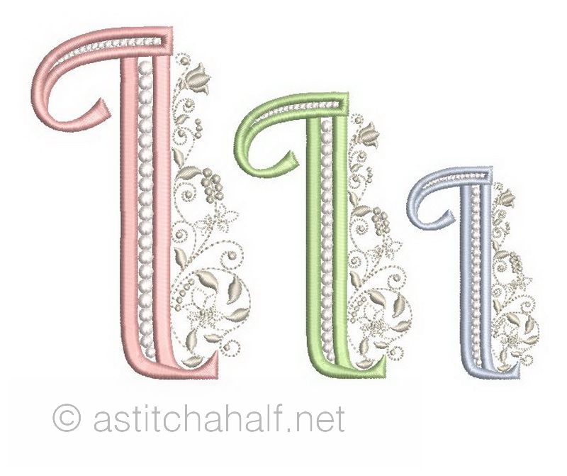 French Knot Monogram I