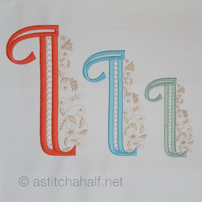 French Knot Monogram I