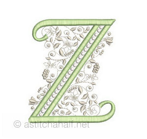 French Knot Monogram Z