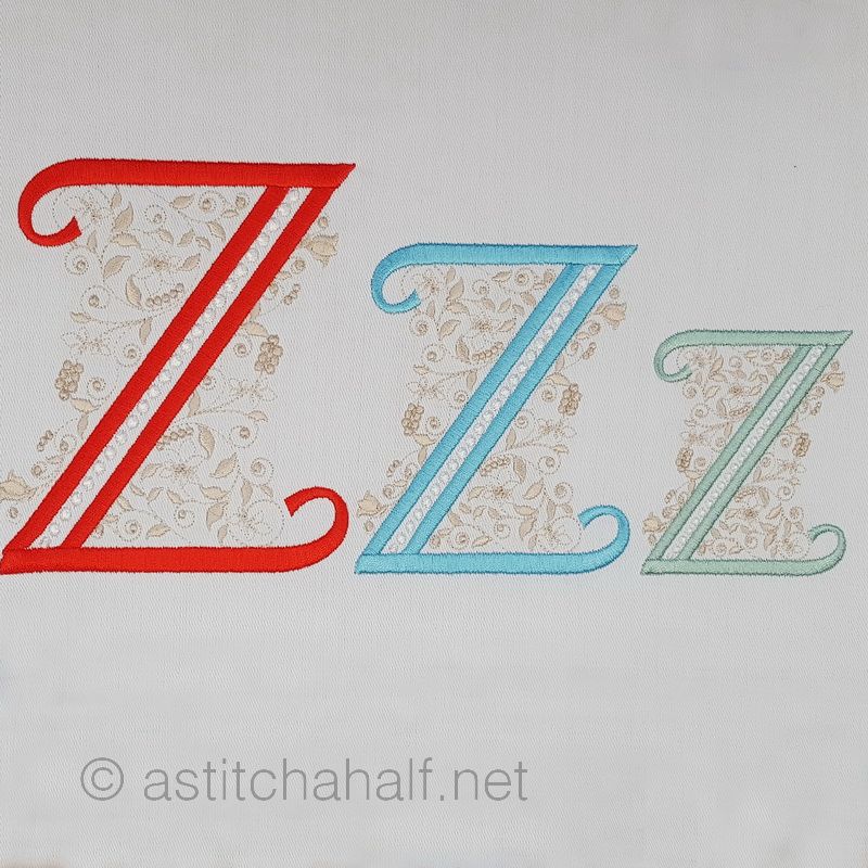 French Knot Monogram Z