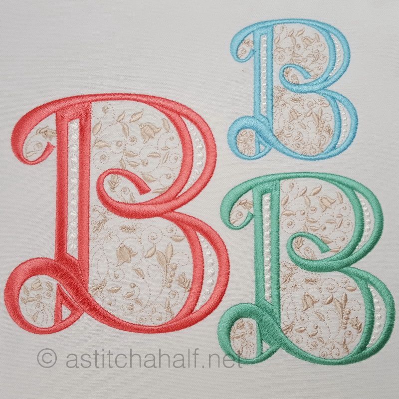 French Knot Monogram B