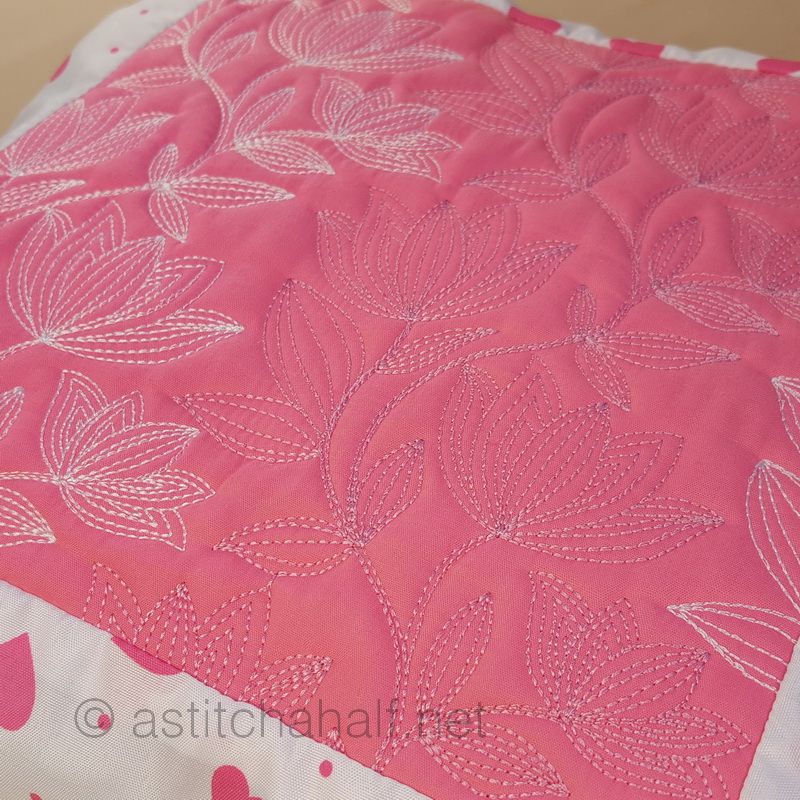 Seamless Floral Flush Quilt Set