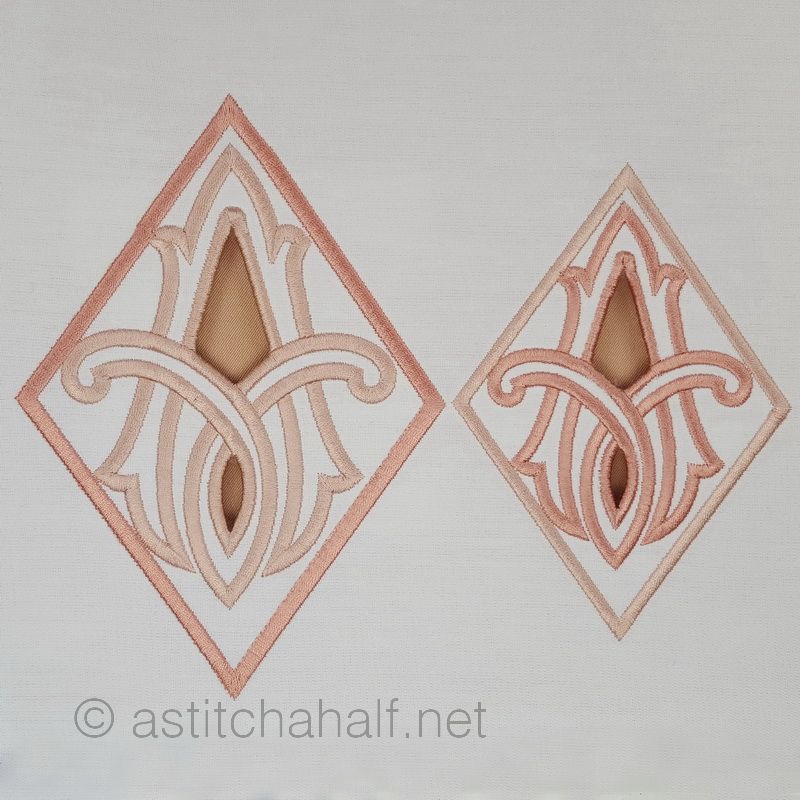 Richelieu Cutwork Monogram A