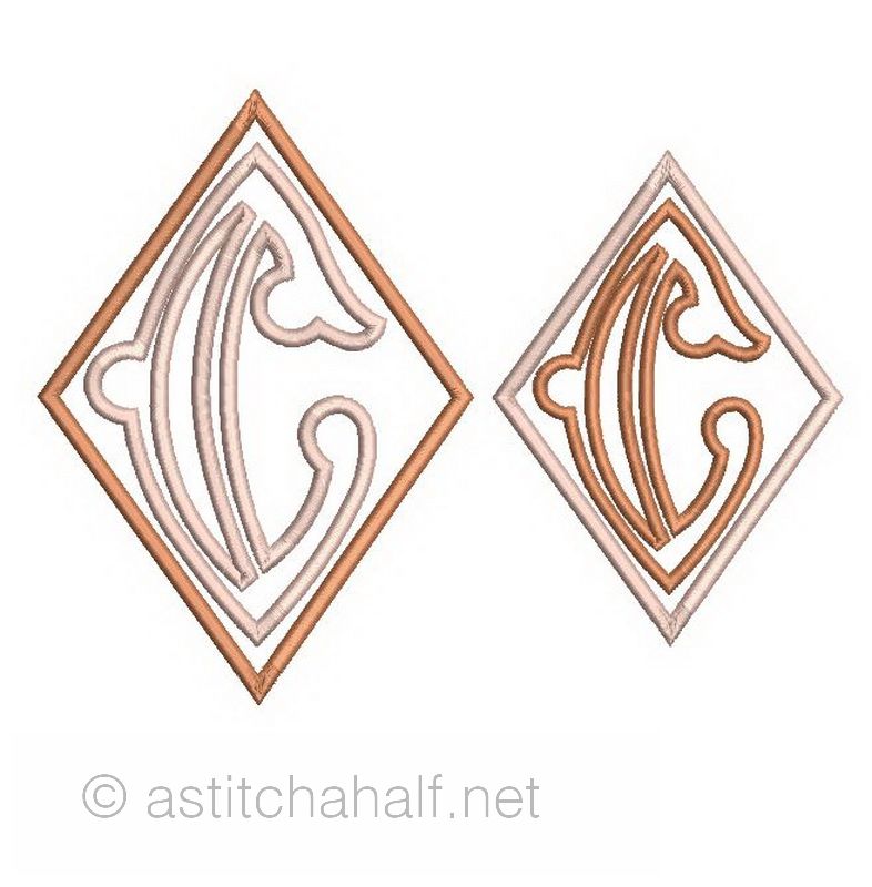 Richelieu Cutwork Monogram C