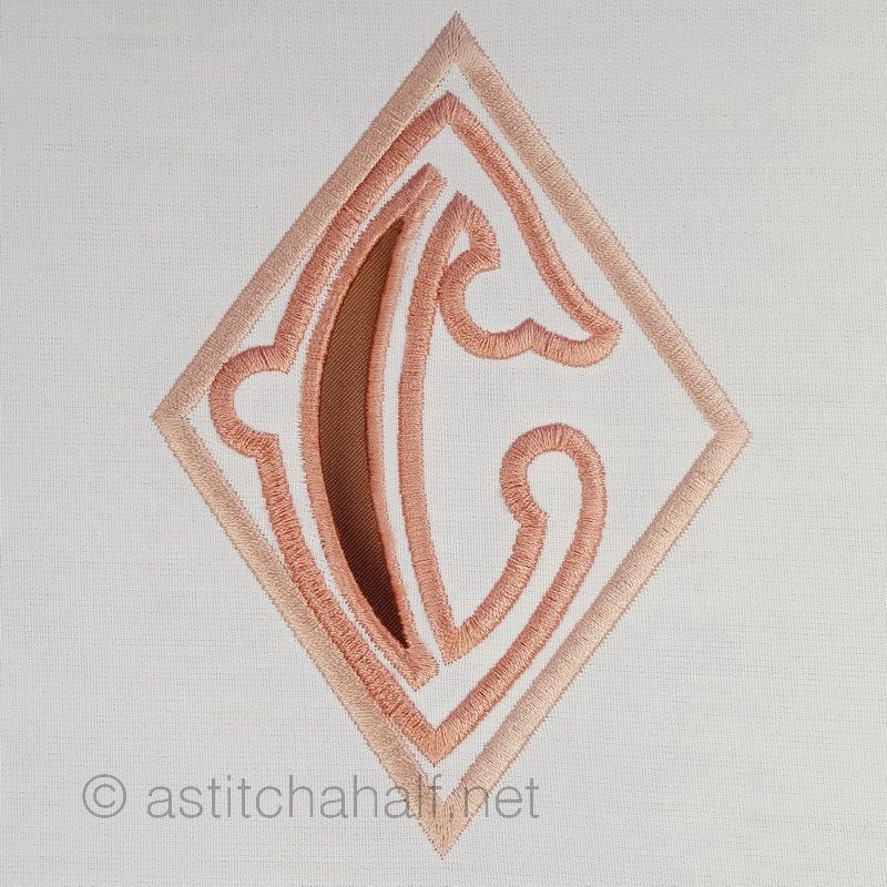 Richelieu Cutwork Monogram C