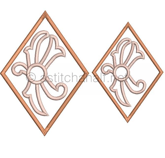 Richelieu Cutwork Monogram K