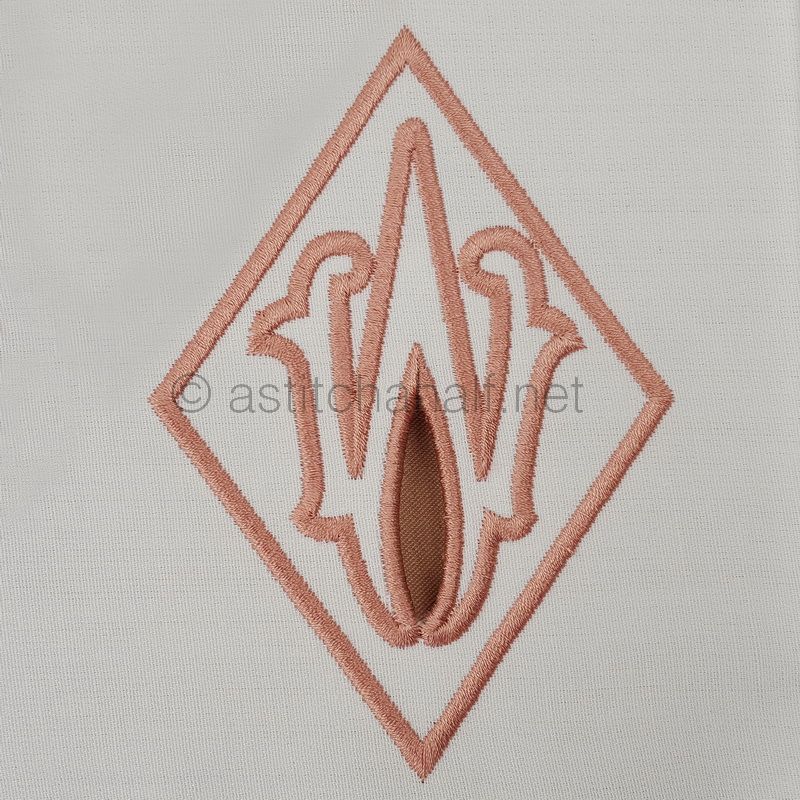 Richelieu Cutwork Monogram W