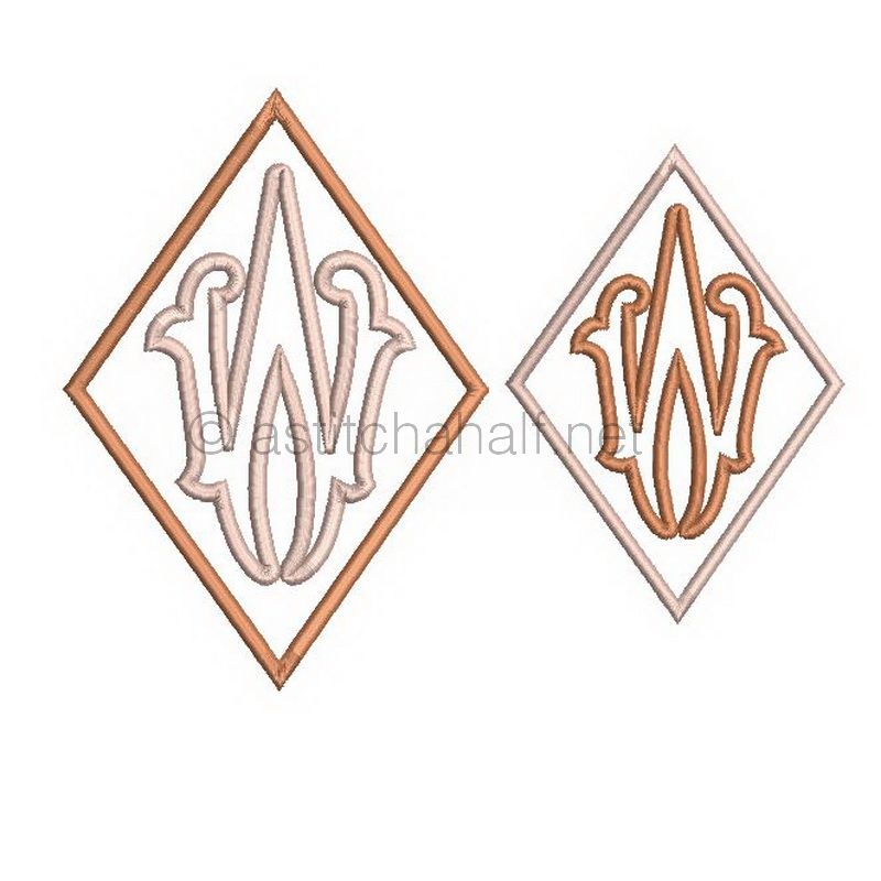 Richelieu Cutwork Monogram W