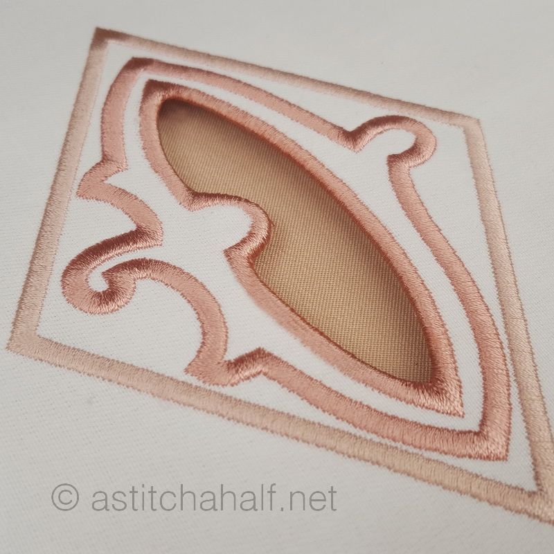 Richelieu Cutwork Monogram D