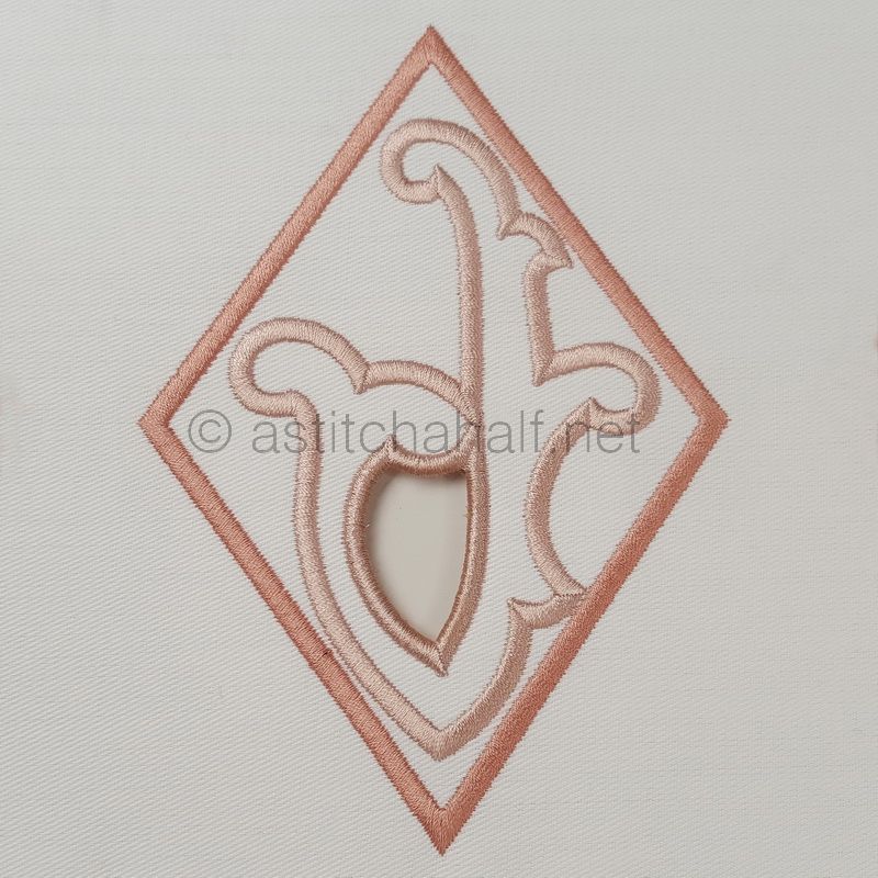 Richelieu Cutwork Monogram J