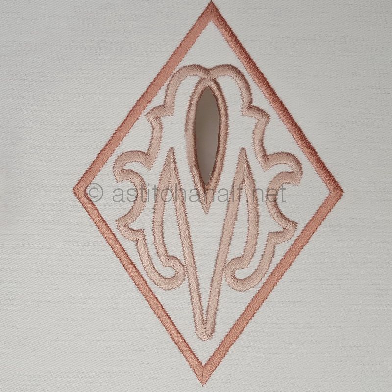 Richelieu Cutwork Monogram M