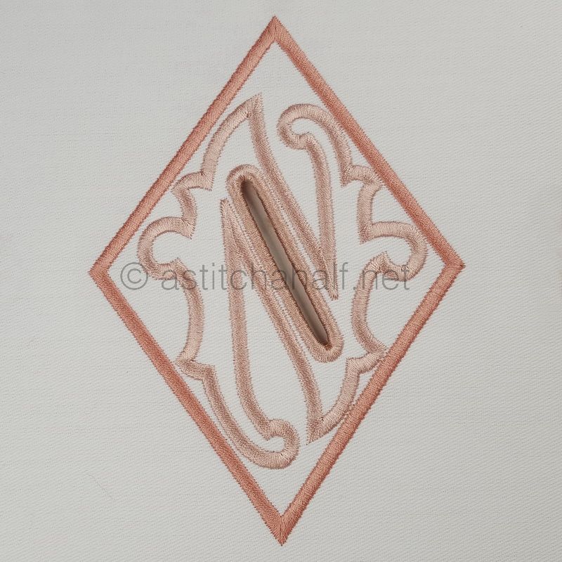 Richelieu Cutwork Monogram N