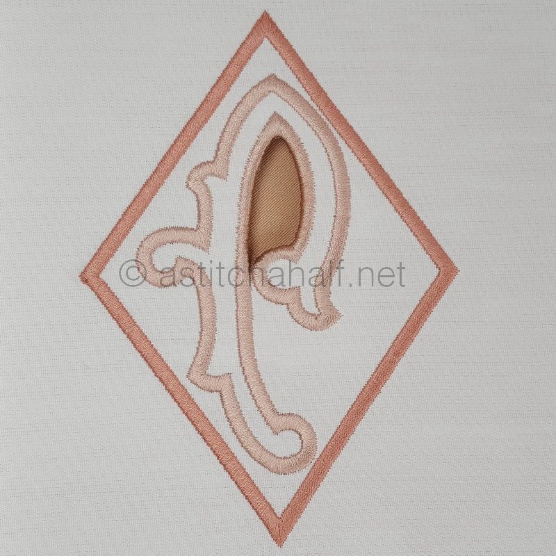 Richelieu Cutwork Monogram P