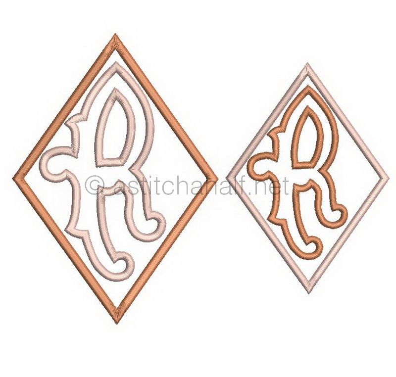Richelieu Cutwork Monogram R