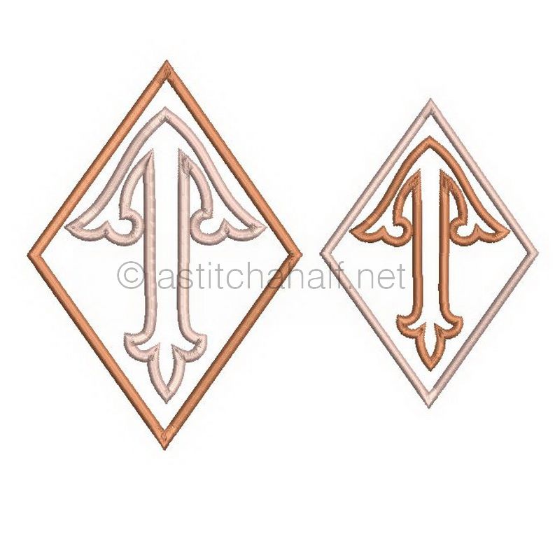 Richelieu Cutwork Monogram T