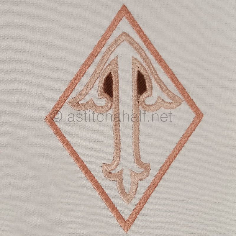 Richelieu Cutwork Monogram T